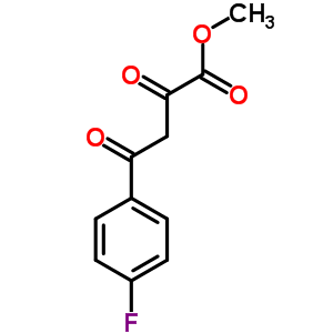 4-(4-氟苯基)-2,4-二氧代丁酸甲酯結(jié)構(gòu)式_39757-34-1結(jié)構(gòu)式
