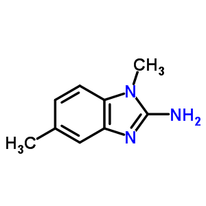 1,5-二甲基苯并咪唑-2-胺結構式_39860-12-3結構式