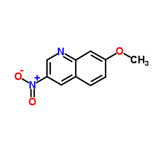 7-Methoxy-3-nitroquinoline Structure,39977-95-2Structure