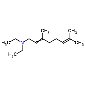 (Z)-N,N-二乙基-3,7-二甲基-2,6-辛二烯-1-胺結(jié)構(gòu)式_40137-00-6結(jié)構(gòu)式