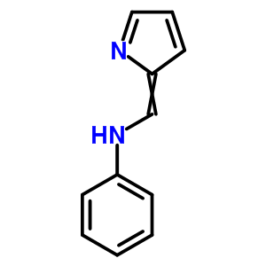 N-(吡咯-2-甲基)苯胺結(jié)構(gòu)式_4089-09-2結(jié)構(gòu)式