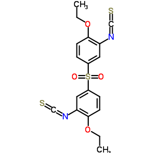 1-乙氧基-4-(4-乙氧基-3-異硫代氰?；?苯基)磺?；?2-異硫代氰?；?苯結(jié)構(gòu)式_40939-79-5結(jié)構(gòu)式