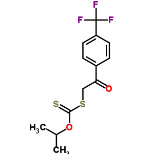 2-丙烷-2-基氧基羰基硫代磺?；?1-[4-(三氟甲基)苯基]乙酮結(jié)構(gòu)式_42574-10-7結(jié)構(gòu)式