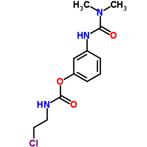(9CI)-(2-氯乙基)-氨基甲酸 3-[[(二甲基氨基)羰基]氨基]苯酯結構式_42865-12-3結構式