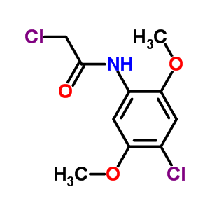 2-氯-n-(4-氯-2,5-二甲氧基苯基)乙酰胺結(jié)構(gòu)式_448250-64-4結(jié)構(gòu)式