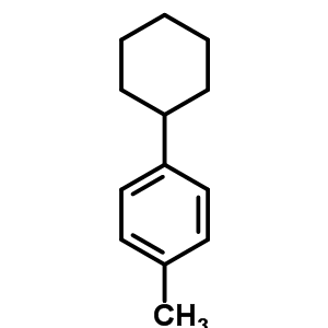 1-環(huán)己基-4-甲苯結(jié)構(gòu)式_4501-36-4結(jié)構(gòu)式