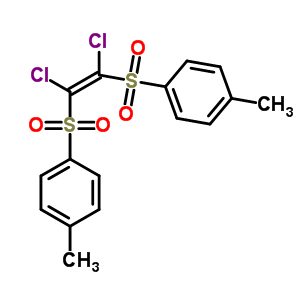 (Z)-(8CI)-1,2-二氯-1,2-雙(對甲苯磺?；?-乙烯結(jié)構(gòu)式_4526-52-7結(jié)構(gòu)式