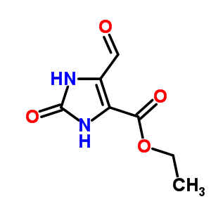 1H-imidazole-4-carboxylicacid,5-formyl-2,3-dihydro-2-oxo-,ethylester(9ci) Structure,462095-37-0Structure