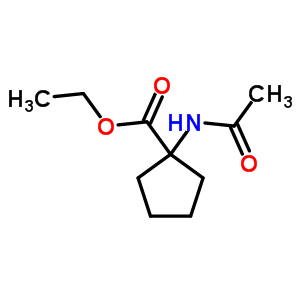 1-(乙?；被?-環(huán)戊烷羧酸乙酯結(jié)構(gòu)式_4896-13-3結(jié)構(gòu)式