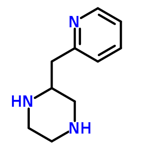 2-(2-吡啶甲基)哌嗪結(jié)構(gòu)式_494783-29-8結(jié)構(gòu)式