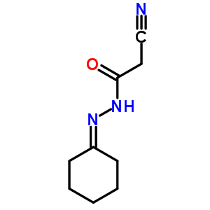 2-氰基-n-(環(huán)己基氨基)乙酰胺結(jié)構(gòu)式_4974-50-9結(jié)構(gòu)式