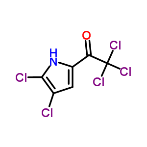 2,2,2-三氯-1-(4,5-二氯-1H-吡咯-2-基)乙酮結(jié)構(gòu)式_50371-51-2結(jié)構(gòu)式