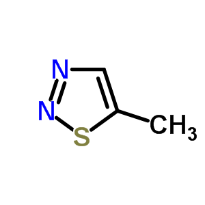 5-甲基-1,2,3-噻二唑結(jié)構(gòu)式_50406-54-7結(jié)構(gòu)式