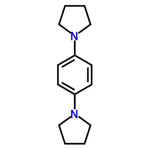 1,4-二吡咯烷苯結構式_50771-64-7結構式