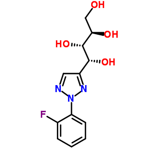 (1R,2S,3R)-1-[2-(2-氟苯基)-2H-1,2,3-三唑-4-基]-1,2,3,4-丁烷四醇結(jié)構(gòu)式_51306-42-4結(jié)構(gòu)式