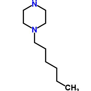 1-(1-己基)-哌嗪結(jié)構(gòu)式_51619-55-7結(jié)構(gòu)式