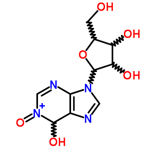 肌苷, 1-氧化物(7CI,8CI,9CI)結(jié)構(gòu)式_5169-94-8結(jié)構(gòu)式