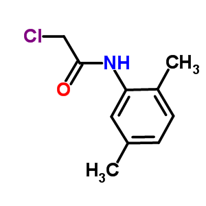 2-氯-n-(2,5-二甲基苯基)乙酰胺結(jié)構(gòu)式_5177-35-5結(jié)構(gòu)式