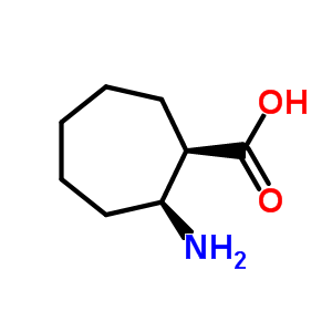 (1r,2s)-(9ci)-2-氨基-環(huán)庚烷羧酸結(jié)構(gòu)式_522644-03-7結(jié)構(gòu)式