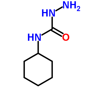 N-環(huán)己基肼羧酰胺結(jié)構(gòu)式_52662-76-7結(jié)構(gòu)式
