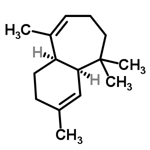 (1R,7r)-2,6,6,9-四甲基雙環(huán)[5.4.0]-2,8-十一二烯結構式_53111-25-4結構式