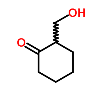 2-(羥基甲基)環(huán)己酮結(jié)構(gòu)式_5331-08-8結(jié)構(gòu)式