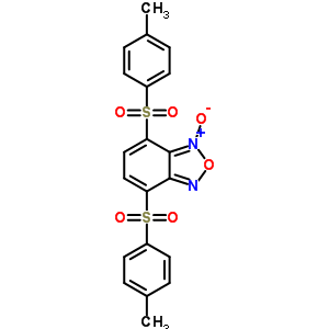4,7-雙((4-甲基苯基)磺酰基)-苯并呋咱 1-氧化物結(jié)構(gòu)式_53619-79-7結(jié)構(gòu)式