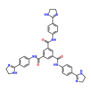 N1,n3,n5-三[4-(4,5-二氫-1H-咪唑-2-基)苯基]苯-1,3,5-三羧酰胺結構式_5373-31-9結構式