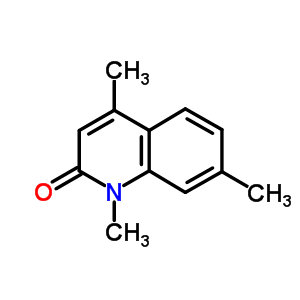 1,4,7-三甲基喹啉-2-酮結(jié)構(gòu)式_53761-46-9結(jié)構(gòu)式