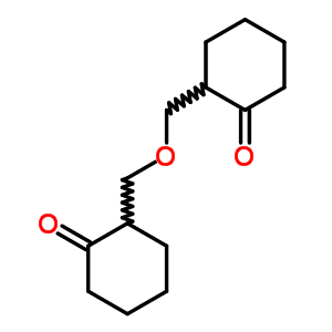 2-[(2-氧代環(huán)己基)甲氧基甲基]-1-環(huán)己酮結構式_5394-54-7結構式