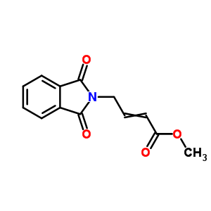 4-(1,3-二氫-1,3-二氧代-2H-異吲哚-2-基)-2-丁酸甲酯結(jié)構(gòu)式_54238-27-6結(jié)構(gòu)式