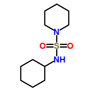 N-環(huán)己基哌啶-1-磺酰胺結(jié)構(gòu)式_5430-49-9結(jié)構(gòu)式