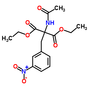 2-乙酰氨基-2-[(3-硝基苯基)甲基]丙二酸二乙酯結(jié)構(gòu)式_5432-19-9結(jié)構(gòu)式