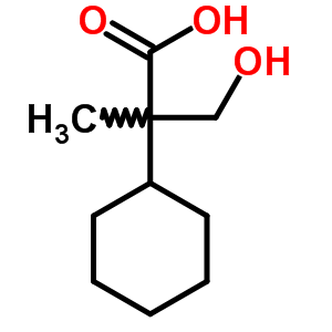 2-環(huán)己基-3-羥基-2-甲基-丙酸結構式_5441-42-9結構式