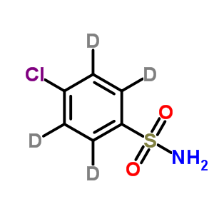 4-氯苯-d4-磺酰胺結構式_544686-14-8結構式
