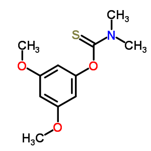 O-(3,5-二甲氧基苯基)二甲基硫代氨基甲酸酯結構式_54839-87-1結構式