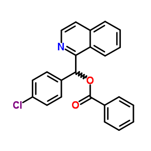 [(4-氯苯基)-異喹啉-1-甲基] 苯甲酸結(jié)構(gòu)式_54923-37-4結(jié)構(gòu)式