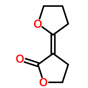 (3Z)-3-(四氫呋喃-2-亞基)四氫呋喃-2-酮結(jié)構(gòu)式_55164-40-4結(jié)構(gòu)式
