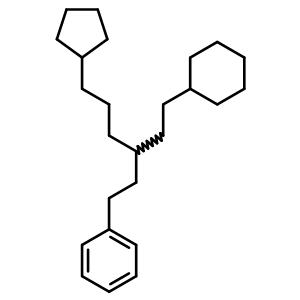 [3-(2-環(huán)己基乙基)-6-環(huán)戊基己基]苯結(jié)構(gòu)式_55334-30-0結(jié)構(gòu)式