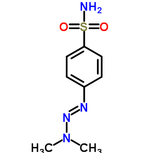 4-(3,3-二甲基-1-三氮雜烯)苯磺酰胺結構式_55469-64-2結構式
