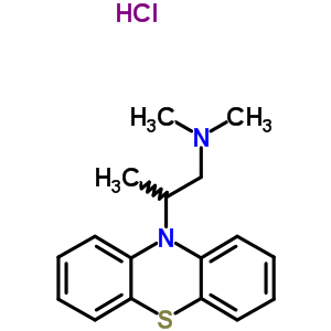 異異丙嗪鹽酸鹽結(jié)構(gòu)式_5568-90-1結(jié)構(gòu)式
