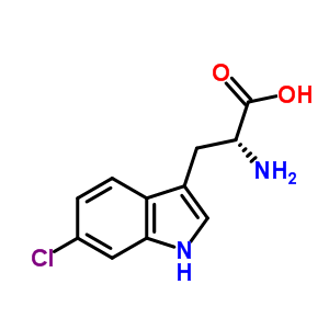6-氯 d-色氨酸結(jié)構(gòu)式_56632-86-1結(jié)構(gòu)式