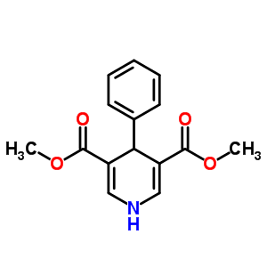 4-苯基-1,4-二氫吡啶-3,5-二羧酸二甲酯結構式_56820-24-7結構式