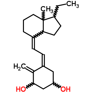 1-羥基孕鈣化醇結(jié)構(gòu)式_58702-12-8結(jié)構(gòu)式