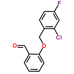 2-[(2-氯-4-氟芐基)氧基]苯甲醛結構式_588681-52-1結構式