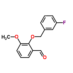 2-[(3-氟芐基)氧基]-3-甲氧基苯甲醛結(jié)構(gòu)式_588696-81-5結(jié)構(gòu)式