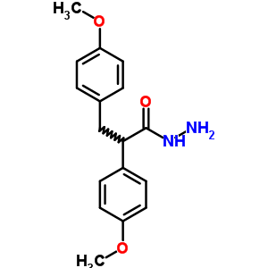 4-甲氧基-alpha-(4-甲氧基苯基)氫化肉桂酰肼結構式_58973-46-9結構式