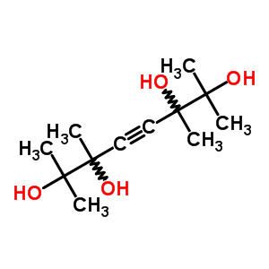 2,3,6,7-四甲基辛-4-炔-2,3,6,7-四醇結(jié)構(gòu)式_5923-14-8結(jié)構(gòu)式