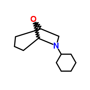 7-環(huán)己基-8-噁-7-氮雜雙環(huán)[3.2.1]辛烷結(jié)構(gòu)式_5923-40-0結(jié)構(gòu)式