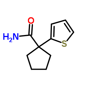 1-(2-噻吩)-環(huán)戊烷羧酰胺結(jié)構(gòu)式_59397-13-6結(jié)構(gòu)式